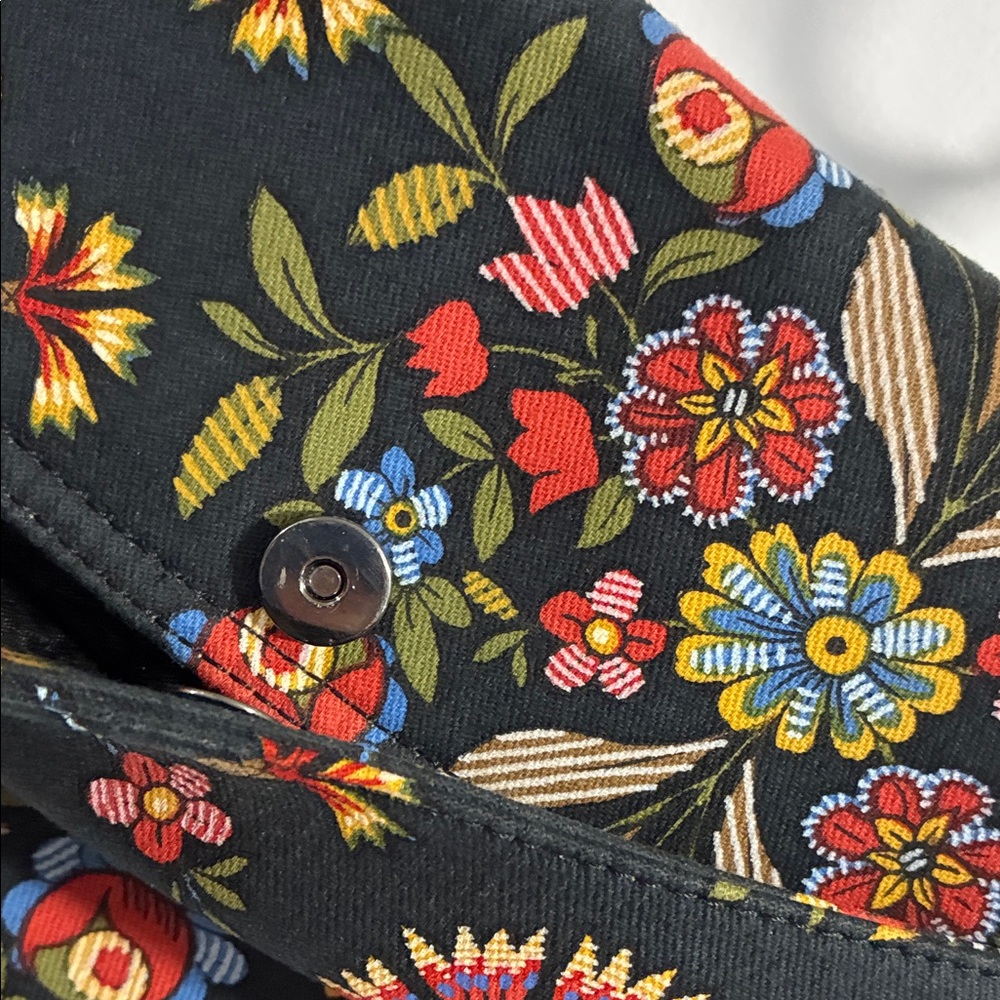 Christian Dior Floral Canvas and Leather Saddle Bag - Picture 11 of 17